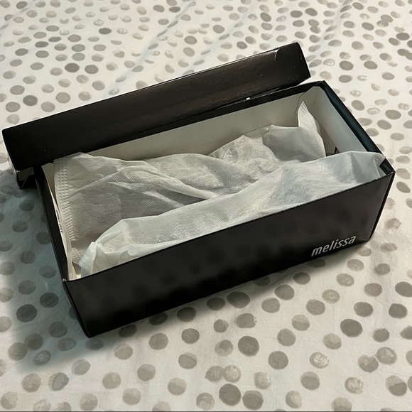 NWT Melissa Woman’s Ultragirl Minnie Peep Toe Mickey Ears Ballet Flat Grey Sz 5 - Picture 15 of 15